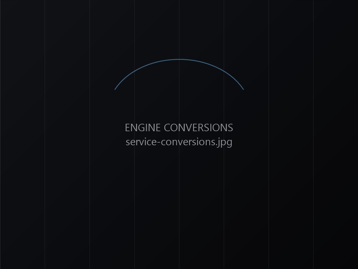 Engine conversion in progress
